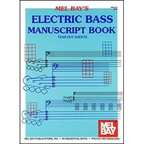Electric Bass Manuscript Book