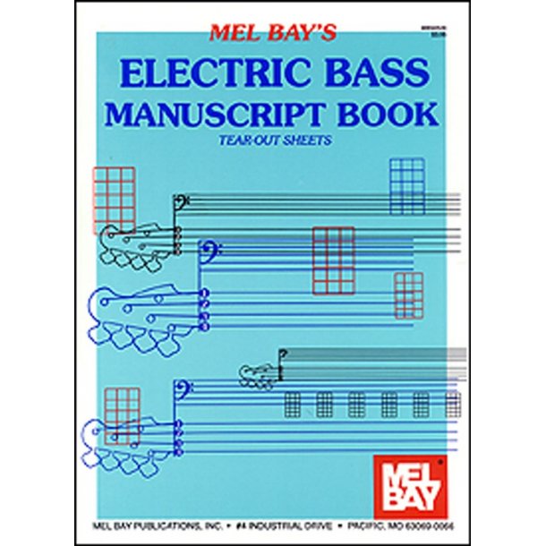 Electric Bass Manuscript Book