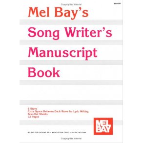 Song Writer's Manuscript Book