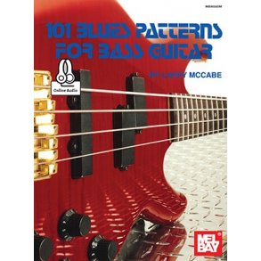 Larry McCabe: 101 Blues Patterns For Bass Guitar (Book/Online Audio)