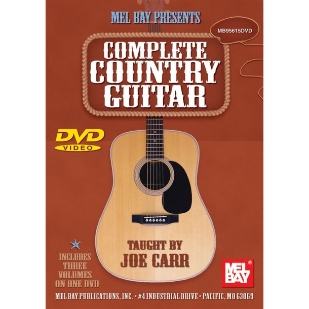 COMPLETE COUNTRY GUITAR GUITAR (FLATPICKING & FINGERPICKING) DVD
