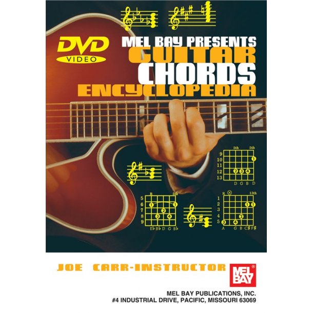 GUITAR CHORDS ENCYCLOPEDIA GUITAR (ALL) DVD