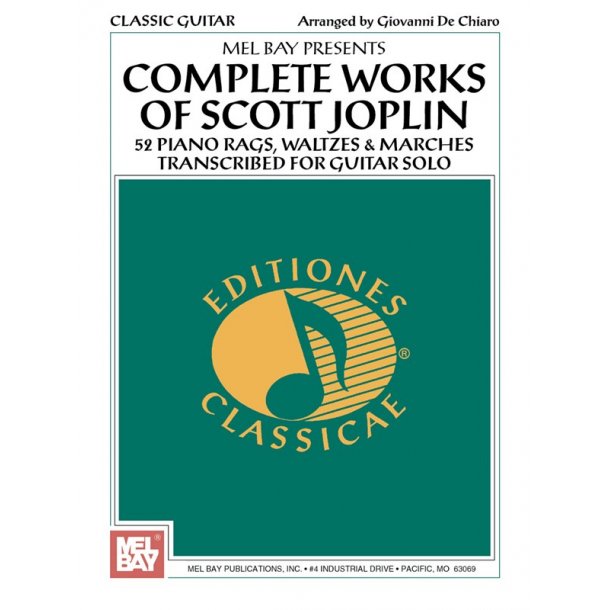 Complete Works Of Scott Joplin For Guitar