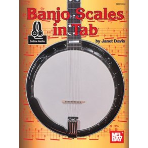 Janet Davis: Banjo Scales In Tab (Book/Online Audio)