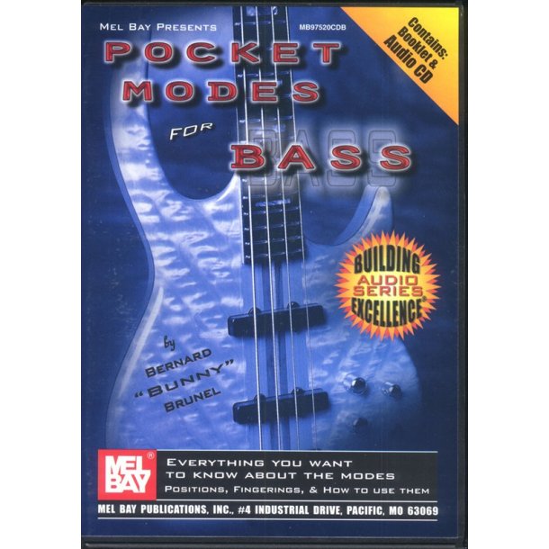 Pocket Modes Elec Bass Bk/Cd