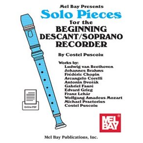 Solo Pieces For The Beginning Descant/Soprano Recorder (Book/Online Audio)