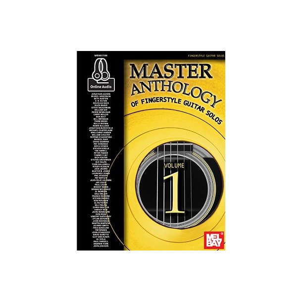Master Anthology Of Fingerstyle Guitar Solos, Volume 1 (Book/Online Audio)
