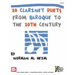 20 Clarinet Duets from Baroque to the 20th Century