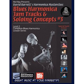 Blues Harmonica Jam Tracks & Soloing Concepts #3 (Book/Online Audio)