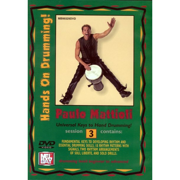 HANDS ON DRUMMING SESSION 3 PERCUSSION (MISCELLANEOUS) DVD