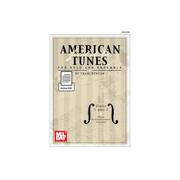 Craig Duncan: American Fiddle Tunes For Solo And Ensemble - Violin 1 & 2 (Book/Online PDF Supplement)