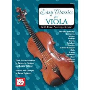 Easy Classics for Viola - With Piano Accompaniment