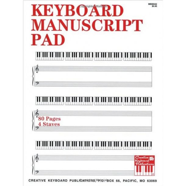 Keyboard Manuscript Pad