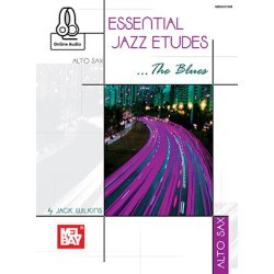 Jack Wilkins: Essential Jazz Etudes...The Blues - Violin (Book/Online Audio)
