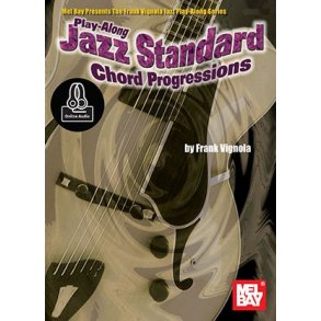 Play-Along Jazz Standard Chord Progressions (Book/Online Audio)