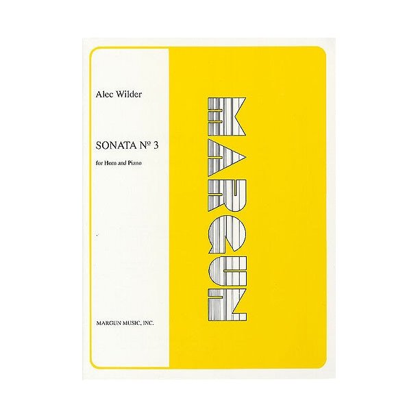 Alec Wilder: Sonata No.3