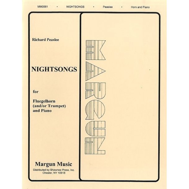 Richard Peaslee: Nightsongs (Flugelhorn/Piano)