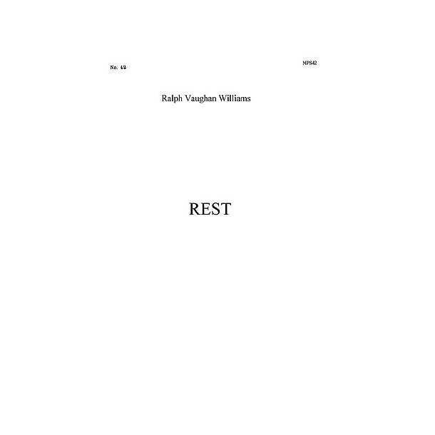 Ralph Vaughan Williams: Rest