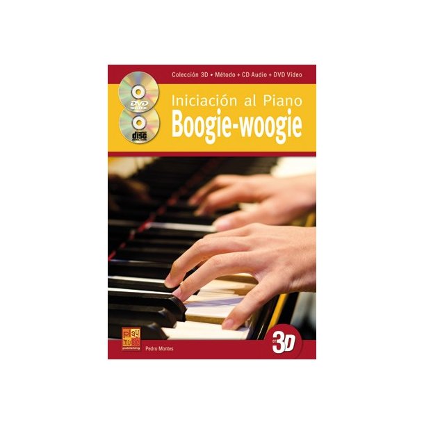 Montes Iniciacion Al Piano Boogie Woogie 3d Pf Bk/Cd/Dvd