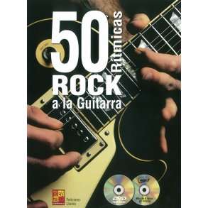 50 Rítmicas Rock A La Guitarra (Book/CD/DVD)
