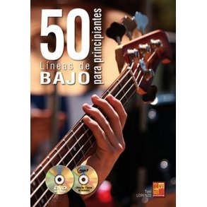 Toni Lorenzo: 50 Líneas De Bajo Para Principiantes (Book/CD/DVD)