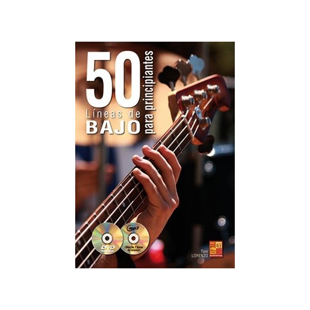 Toni Lorenzo: 50 L&iacute;neas De Bajo Para Principiantes (Book/CD/DVD)