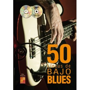 50 Líneas De Bajo Blues (Book/CD/DVD)