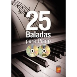 25 Baladas Para Piano (Libro/CD/DVD)