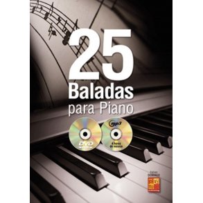 25 Baladas Para Piano (Libro/CD/DVD)