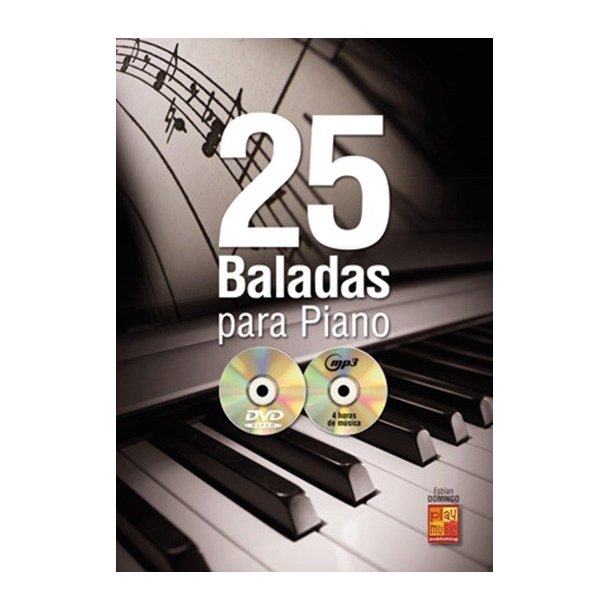 25 Baladas Para Piano (Libro/CD/DVD)