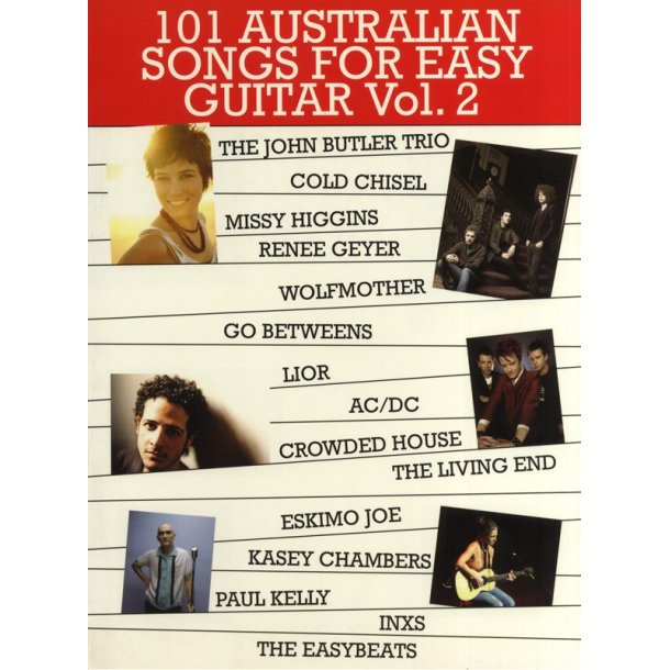 101 Australian Songs For Easy Guitar Volume 2