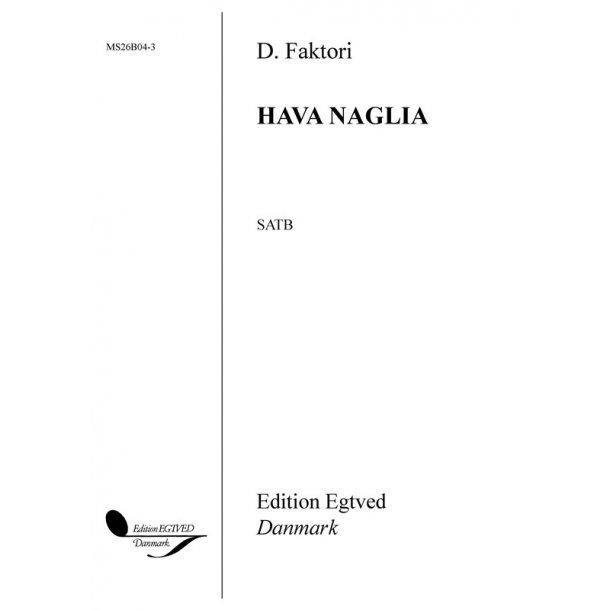 HAVA NAGILA,  SATB
