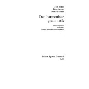 DEN HARMONISKE GRAMMATIK