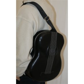 Musicwear: Acoustic-Style Shoulder Bag With Built In Rechargable Speaker (Black)