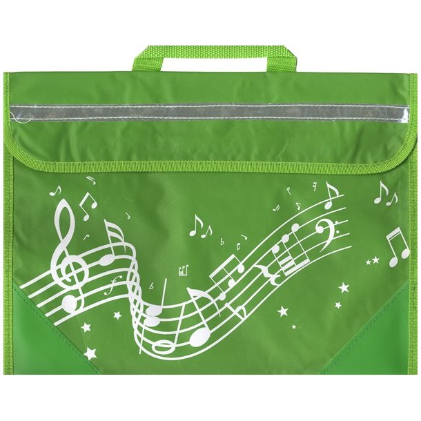 Musicwear: Wavy Stave Music Bag (Green)