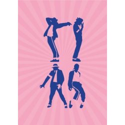 Pop Art: Michael Jackson - Greeting Card