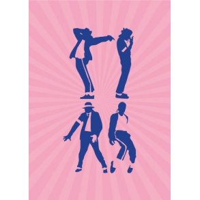 Pop Art: Michael Jackson - Greeting Card