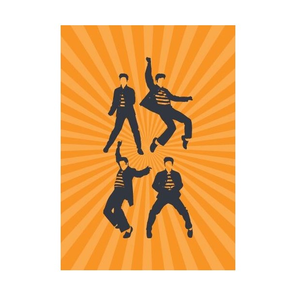 Pop Art: Elvis - Greeting Card