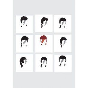 Pop Art: Bowie Contact Sheet - Greeting Card