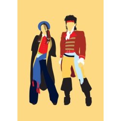 Fashion Vs Music: New Romantic - Greeting Card