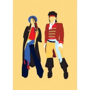 Fashion Vs Music: New Romantic - Greeting Card