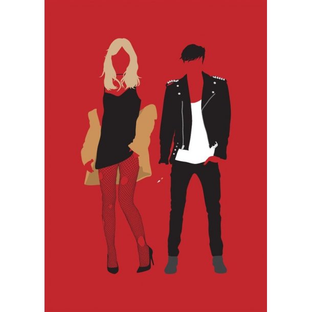 Fashion Vs Music: Rock N Roll - Greeting Card