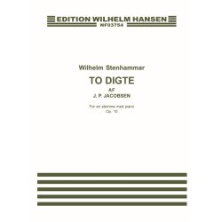 Wilhelm Stenhammar To Digte Af J.P.Jacobsen Op.10
