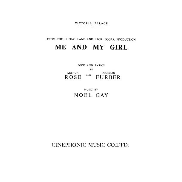 Me And My Girl (Vocal Score)