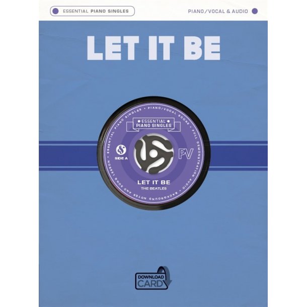 Essential Piano Singles: The Beatles - Let It Be (Single Sheet/Audio Download)