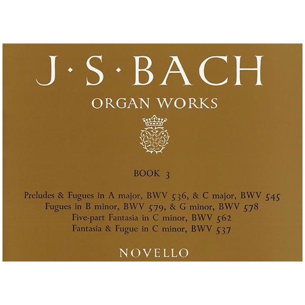 J.S. Bach: Organ Works Vol.3 (Novello)