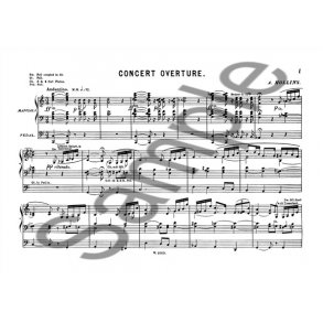 Alfred Hollins: Overture In C for Organ