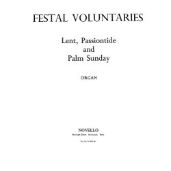 Festal Voluntaries: Lent