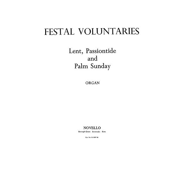 Festal Voluntaries: Lent