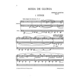 Kenneth Leighton: Missa De Gloria Op. 82 for Organ